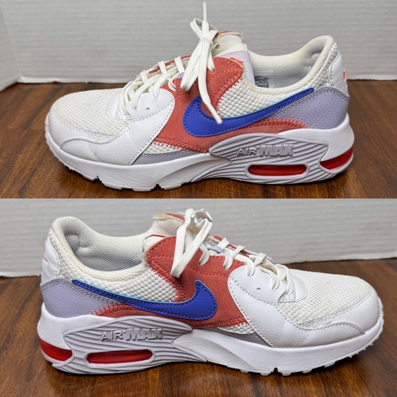 Nike Air Max Excee Sneakers Women's Size 7 White Sapphire-Pure Violet - Picture 6 of 8